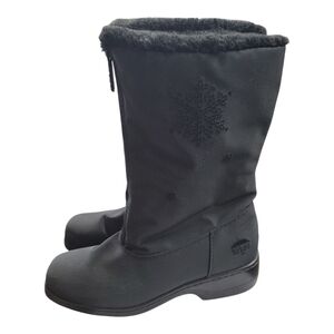 Totes Snowflake Winter Boots Size 7M